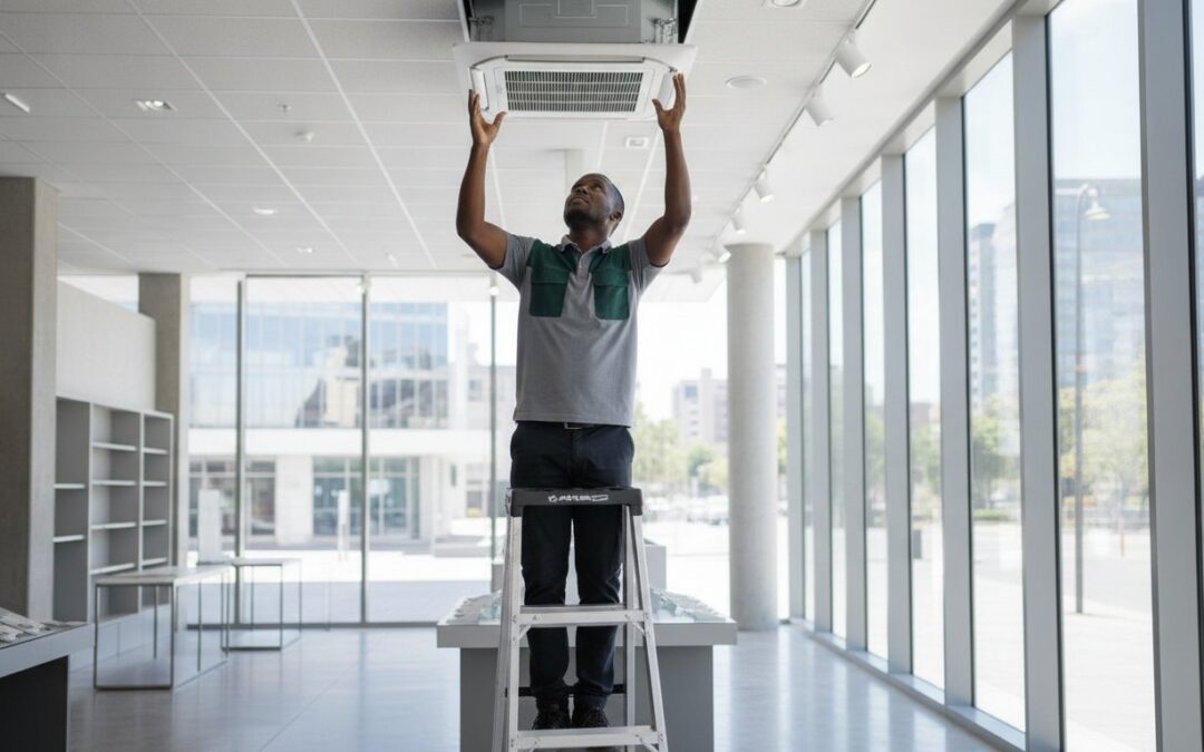 Installing Ceiling Cassette Aircon in Shops: 2026 Guide