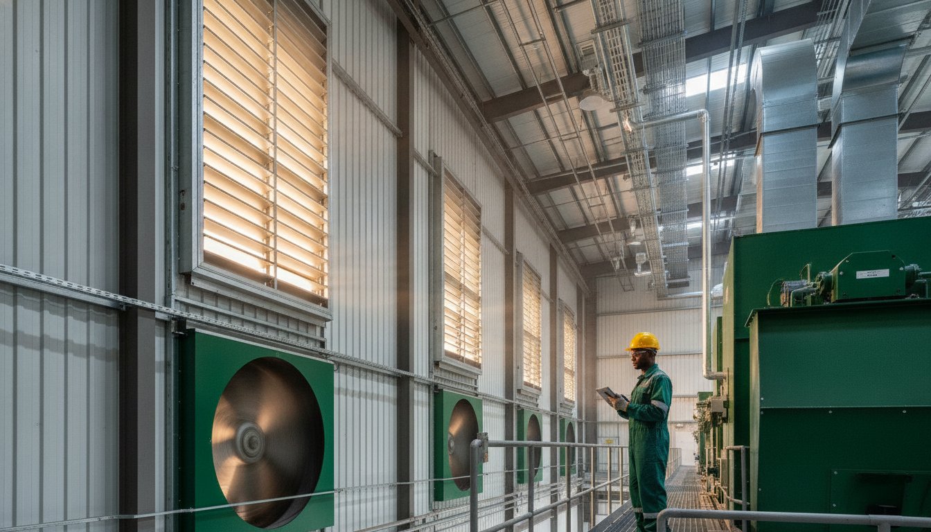 Industrial Extraction Fans and Louvers: A Guide to High-Performance Ventilation